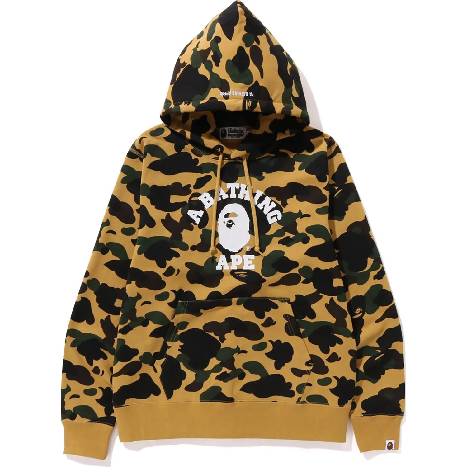 1ST CAMO COLLEGE PULLOVER HOODIE MENS