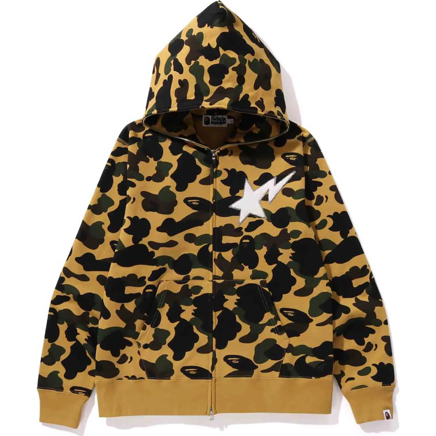 1ST CAMO FULL ZIP HOODIE MENS