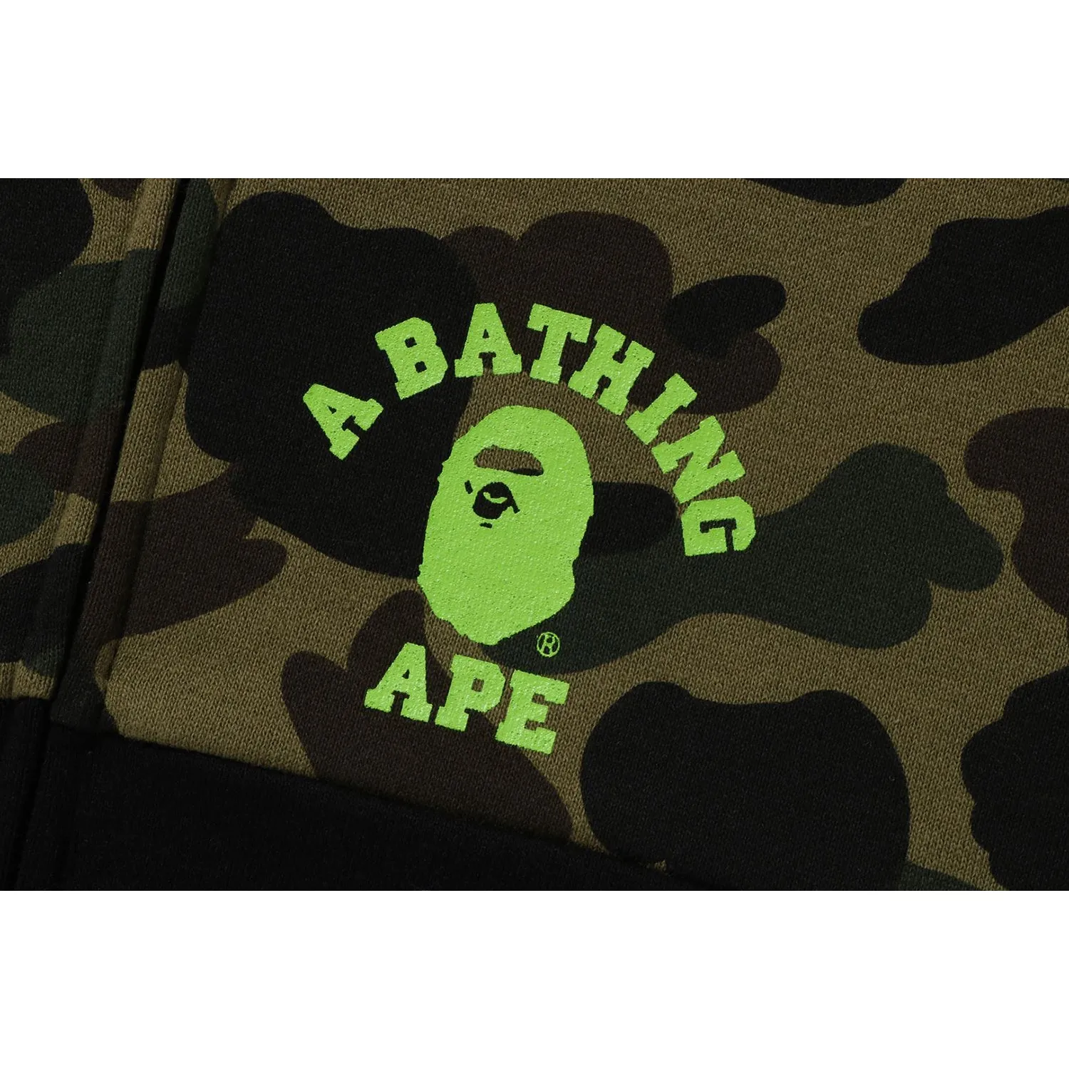 1ST CAMO PANEL ZIP HOODIE KIDS