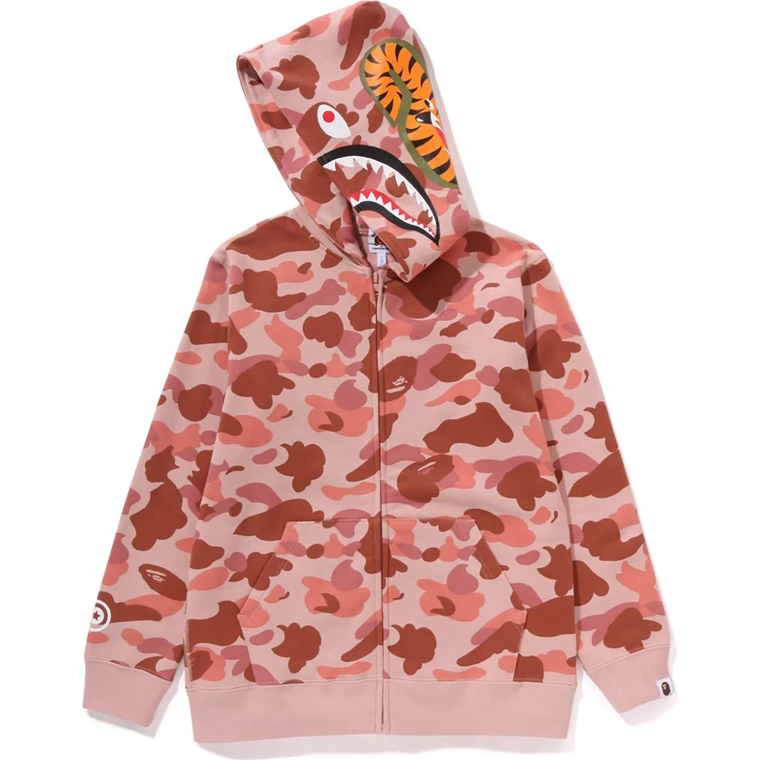 1ST CAMO SHARK ZIP HOODIE KIDS