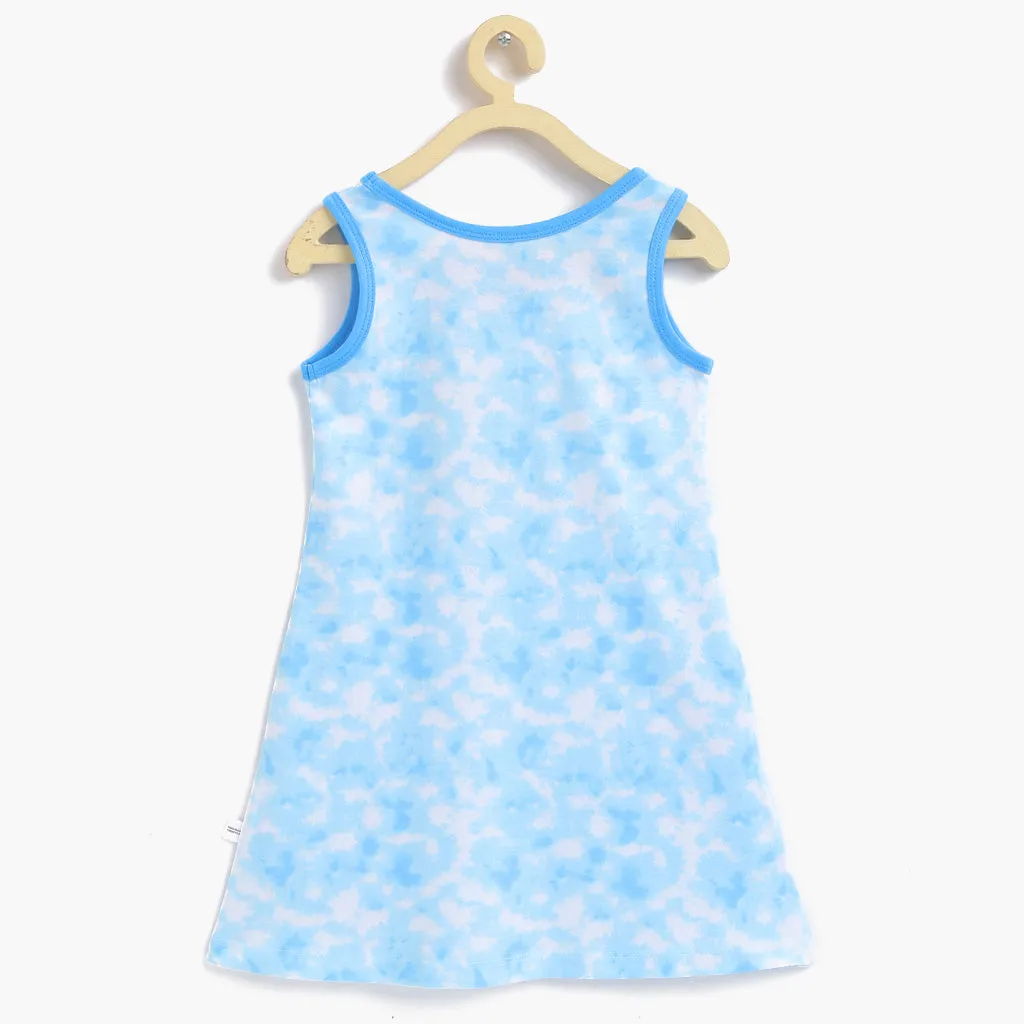 A-line Dress - 2 pack - Mango Summers - Tie-Dye Blues ( 2-4 years)