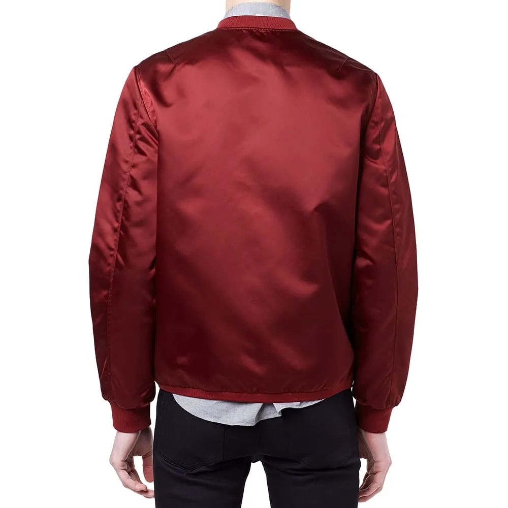 Acne Studios Selo Light MA-1 Bomber JacketBurgundy