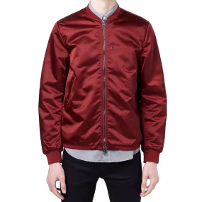 Acne Studios Selo Light MA-1 Bomber JacketBurgundy