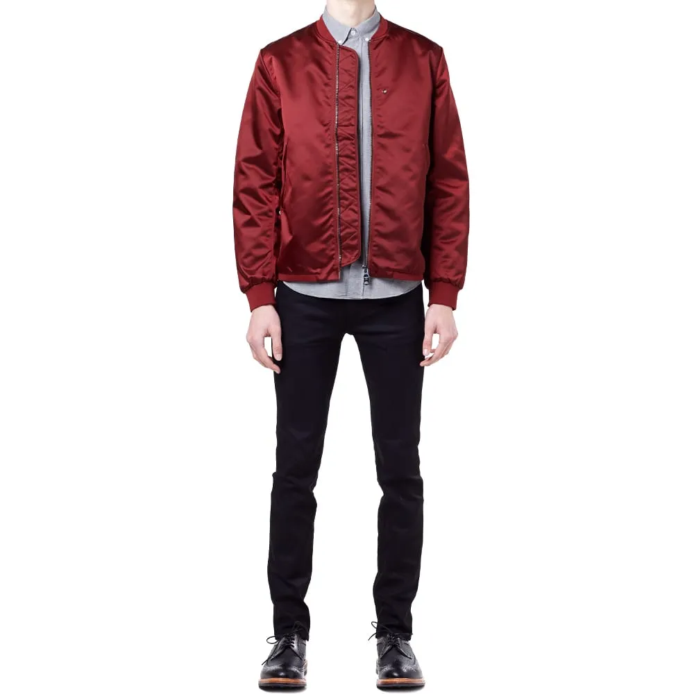 Acne Studios Selo Light MA-1 Bomber JacketBurgundy