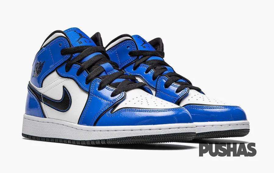 Air Jordan 1 Mid 'Signal Blue' GS (2021)