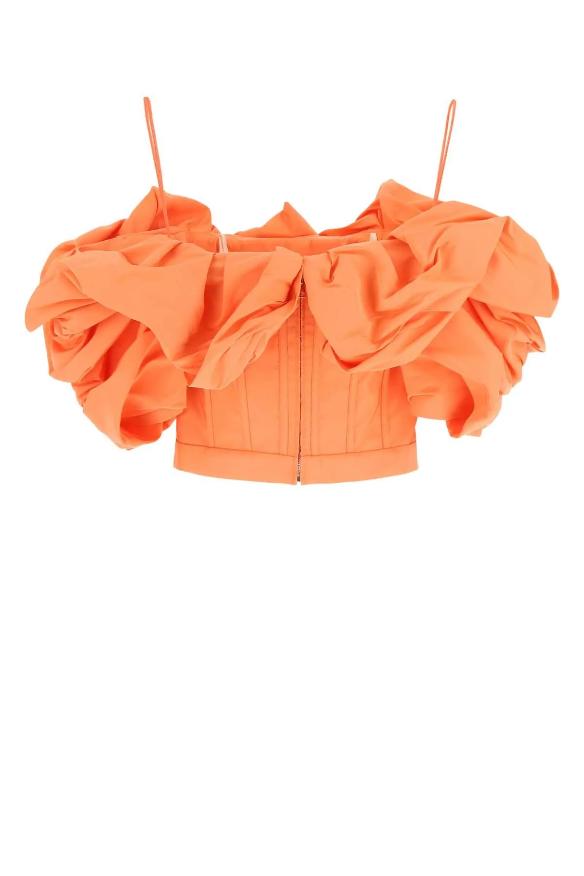 Alexander McQueen Ruched Off-Shoulder Top