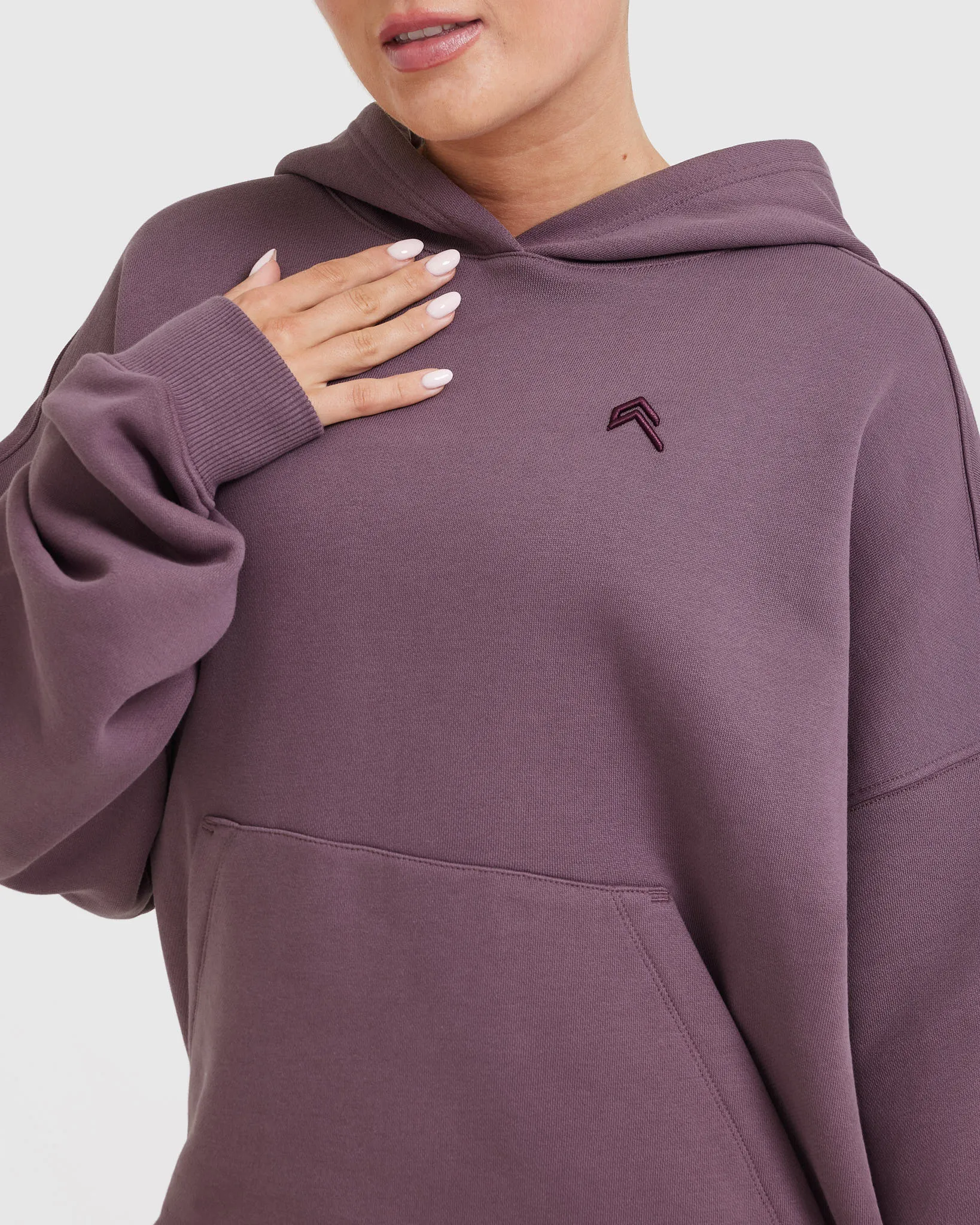 All Day Oversized Hoodie | Vintage Purple