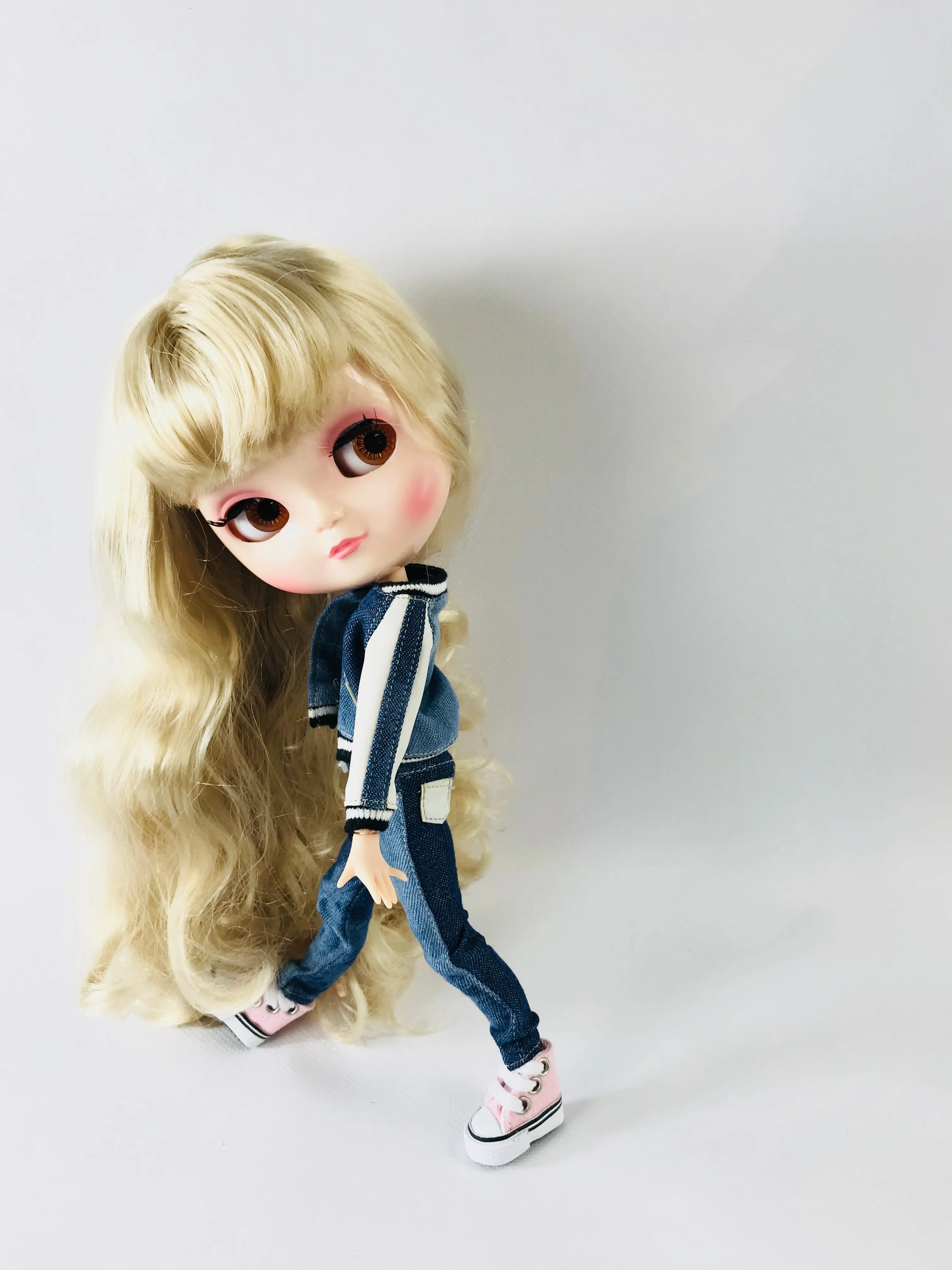 ANGELA Doll BASEBALL JACKET SUIT SET