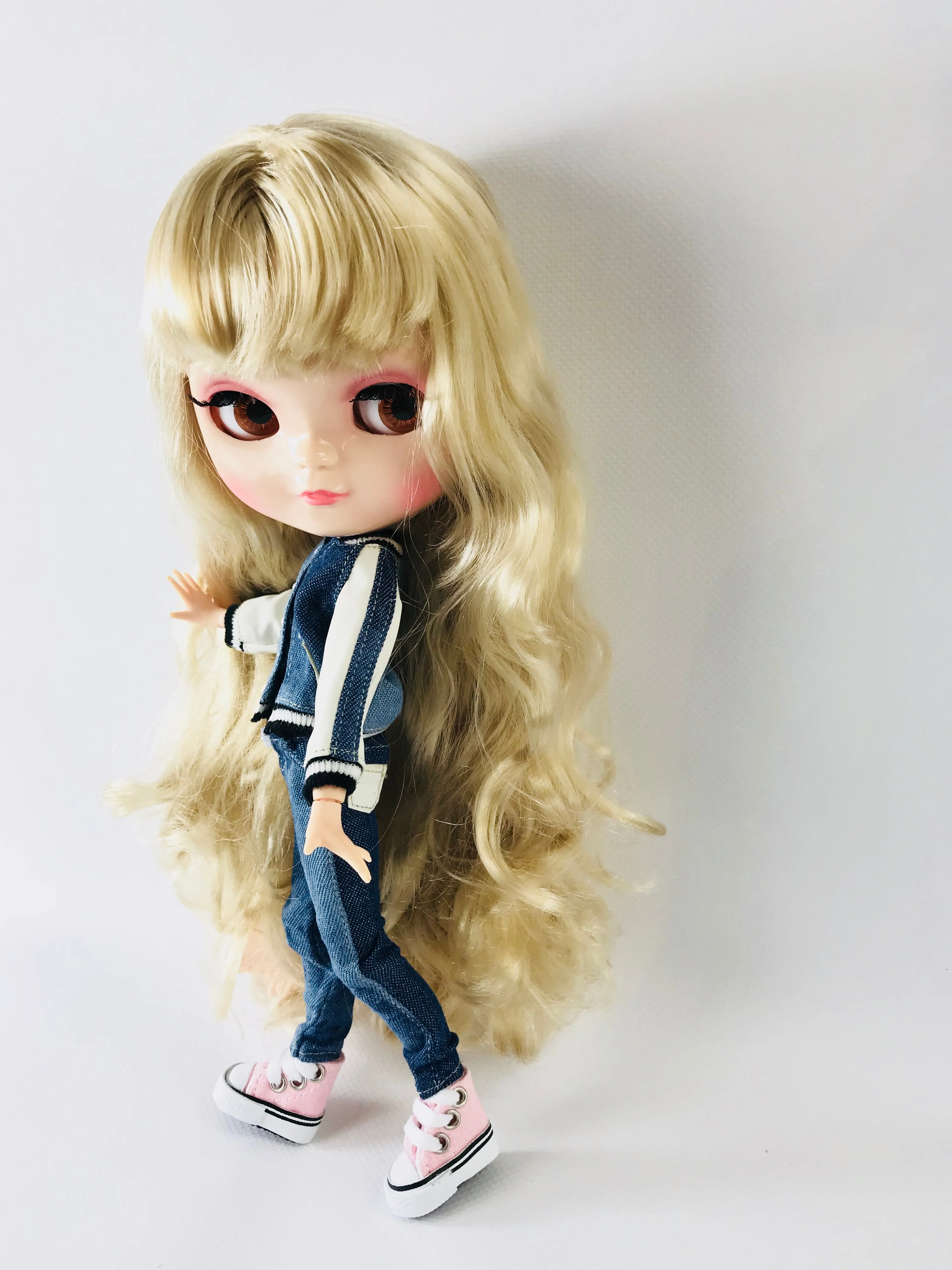 ANGELA Doll BASEBALL JACKET SUIT SET