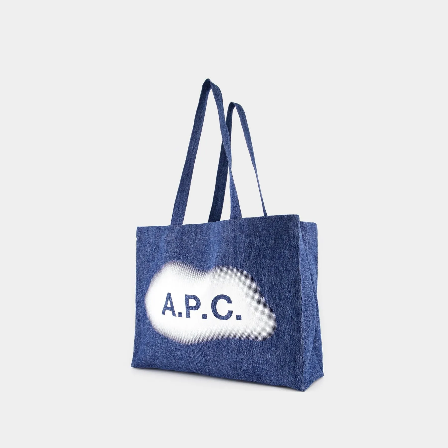 A.P.C.  Diane Tote bag - A.P.C - Cotton - Blue