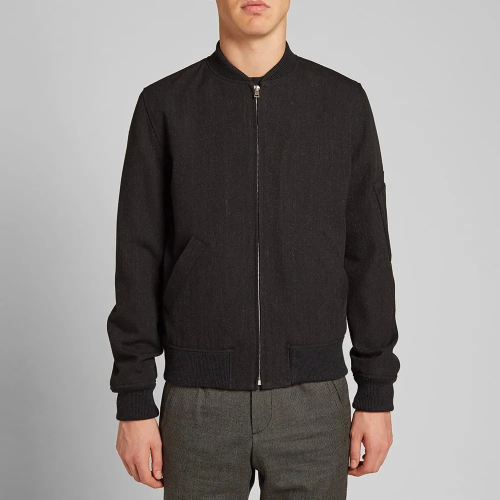 A.P.C. MA-1 Bomber JacketAnthracite