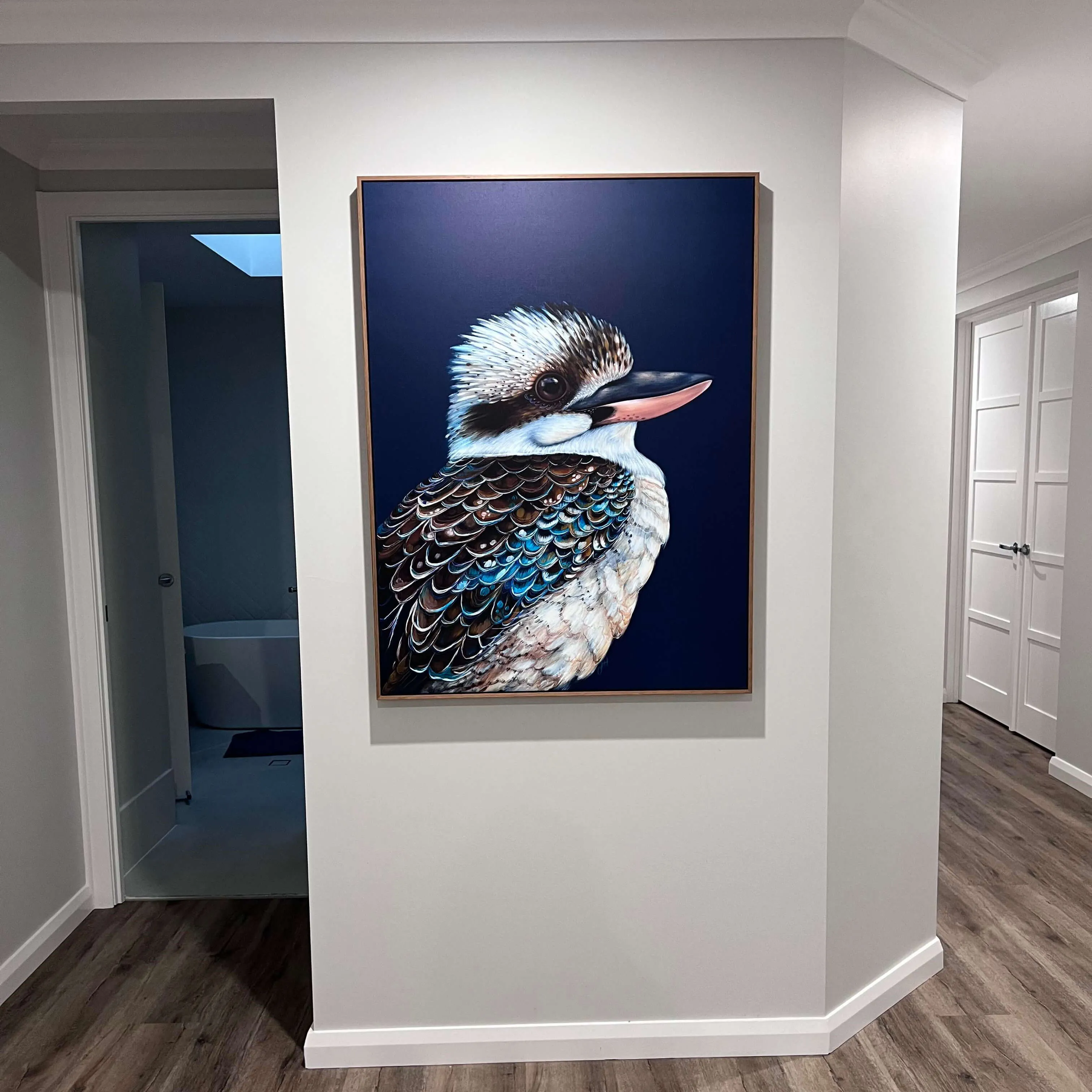 'Archie' The Laughing Kookaburra canvas print