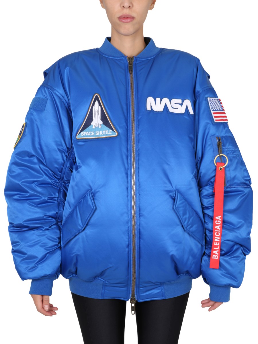 BALENCIAGA    BOMBER CON PATCH NASA