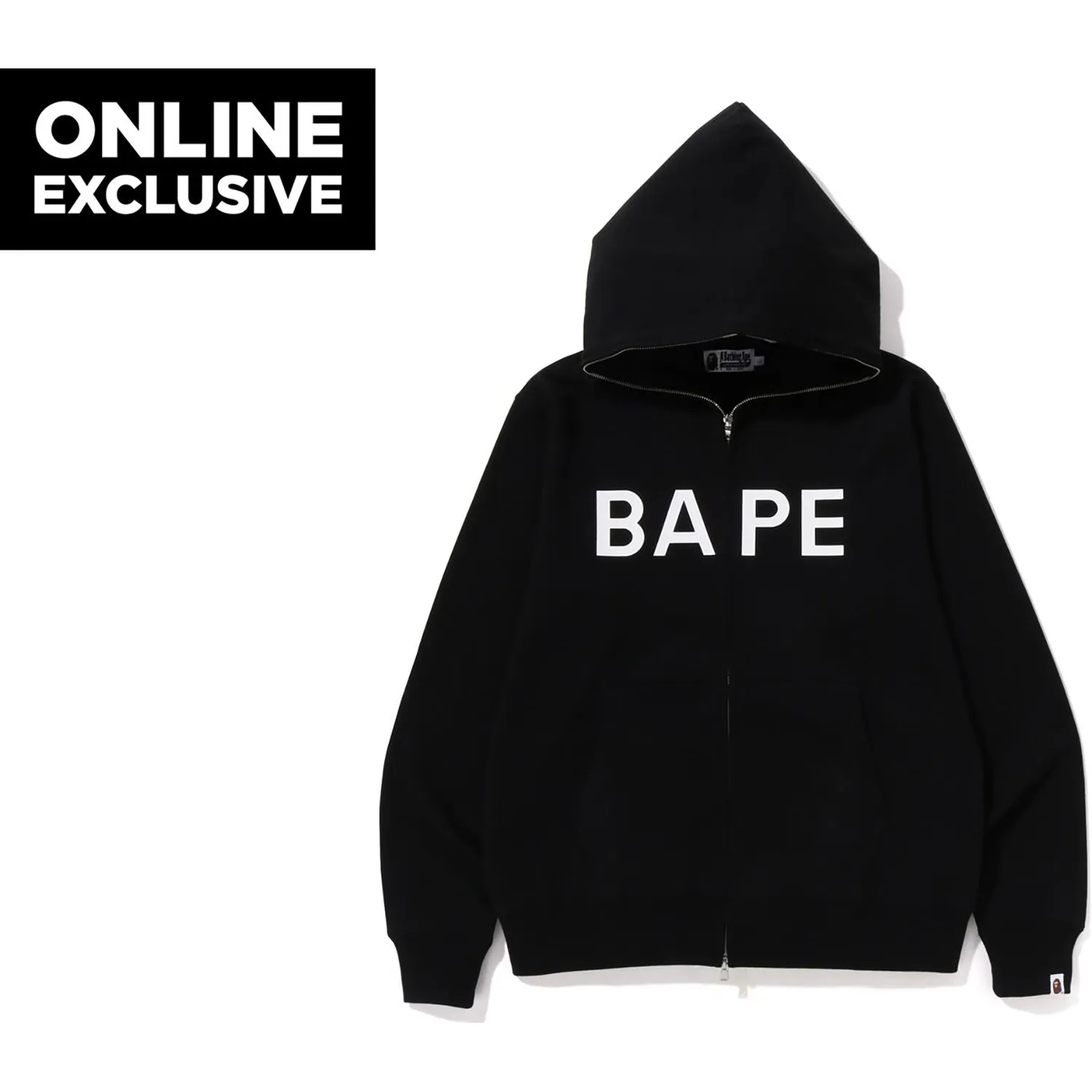 BAPE FULL ZIP HOODIE BAPEC MENS