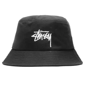 Big Stock Bucket Hat - Black