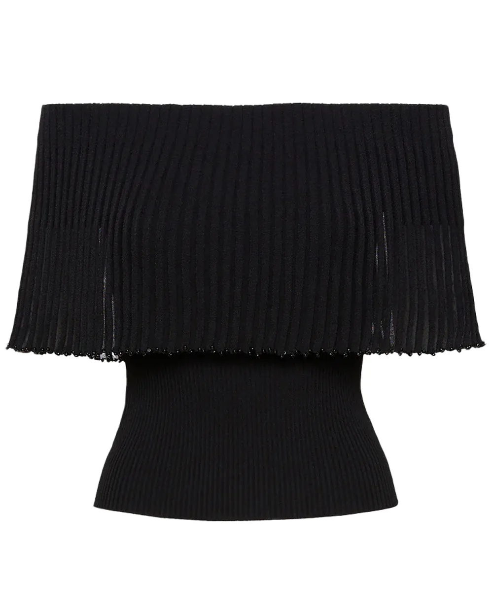 Black Off The Shoulder Pascale Top