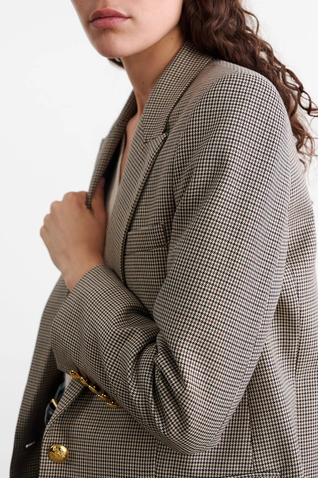 Blazer Diane in Houndstooth