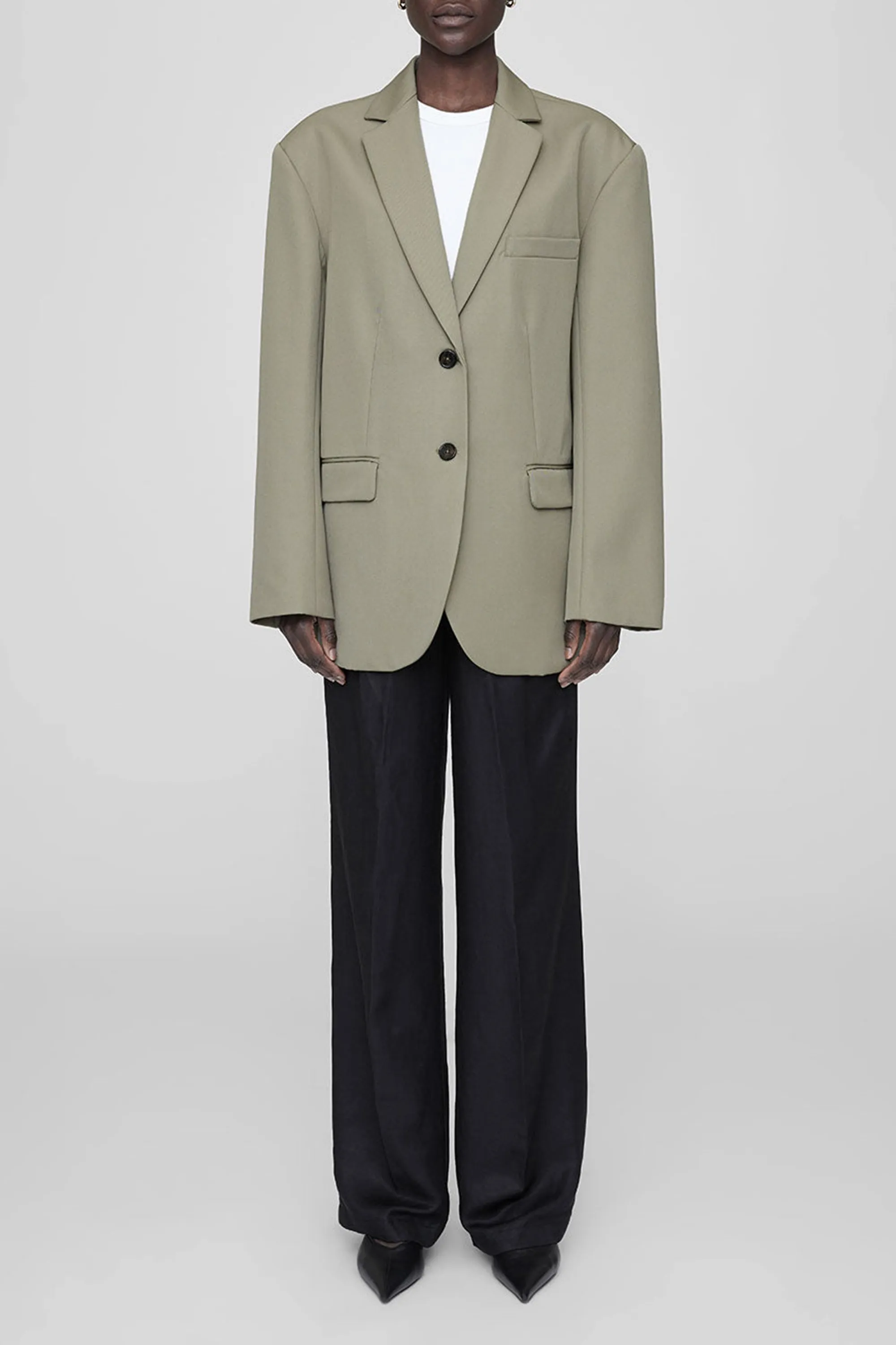 Blazer Quinn in Green Khaki