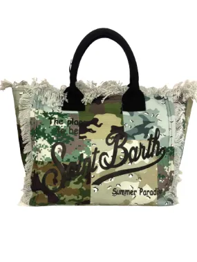 BORSA IN CANVAS MIMETICA