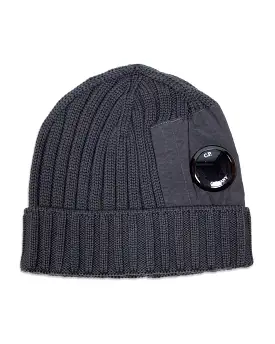 Cappello Beanie CP Company Knit Google Grigio