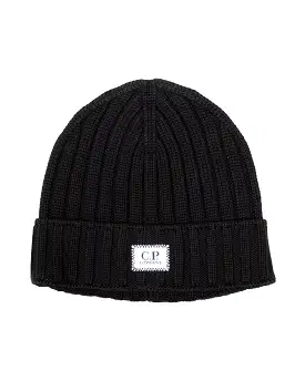 Cappello Beanie CP Company Knit Nero