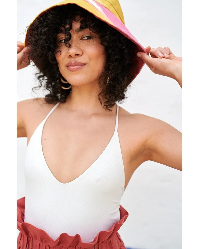 Caraline Linen Bucket Hat