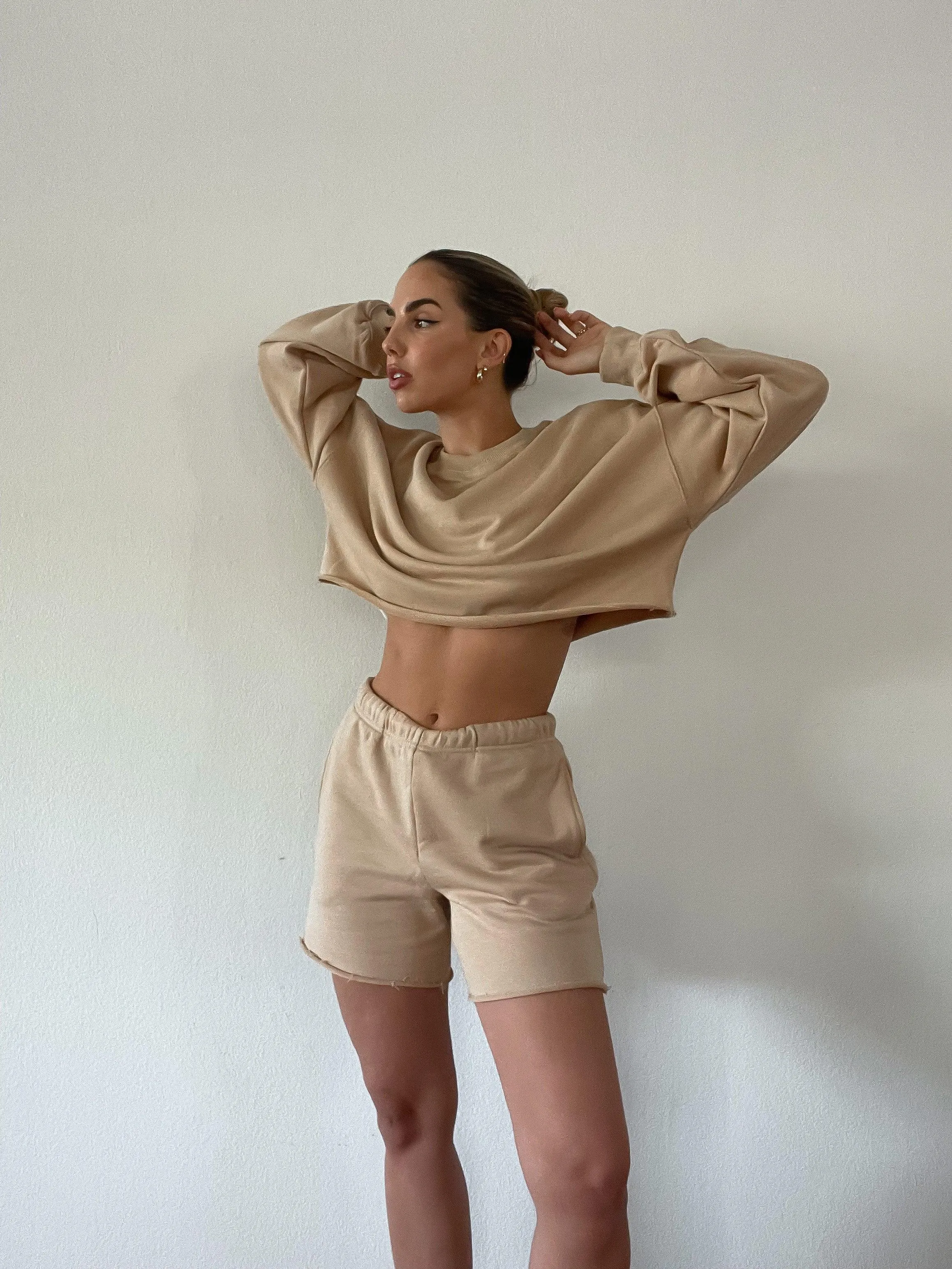 Caramel Delight Crop Sweater - FINAL SALE