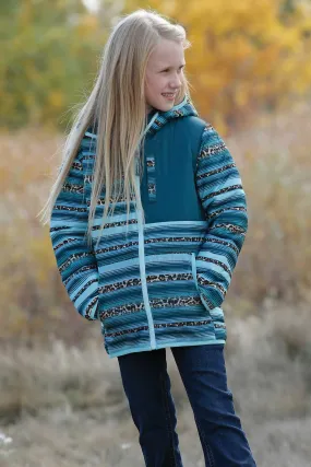 Cinch Kids Quilted Turq Jacket