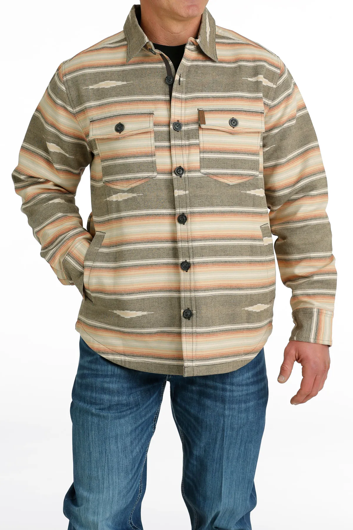 Cinch Mens Southwestern Printed Jacket