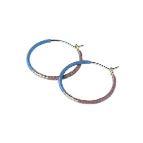 Color Field Hoops SM / Denim