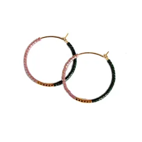 Color Field Hoops