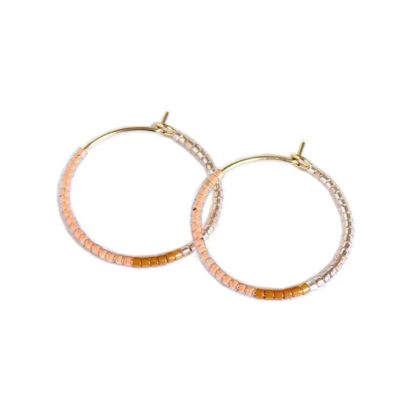 Color Field Hoops