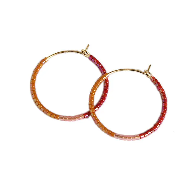 Color Field Hoops