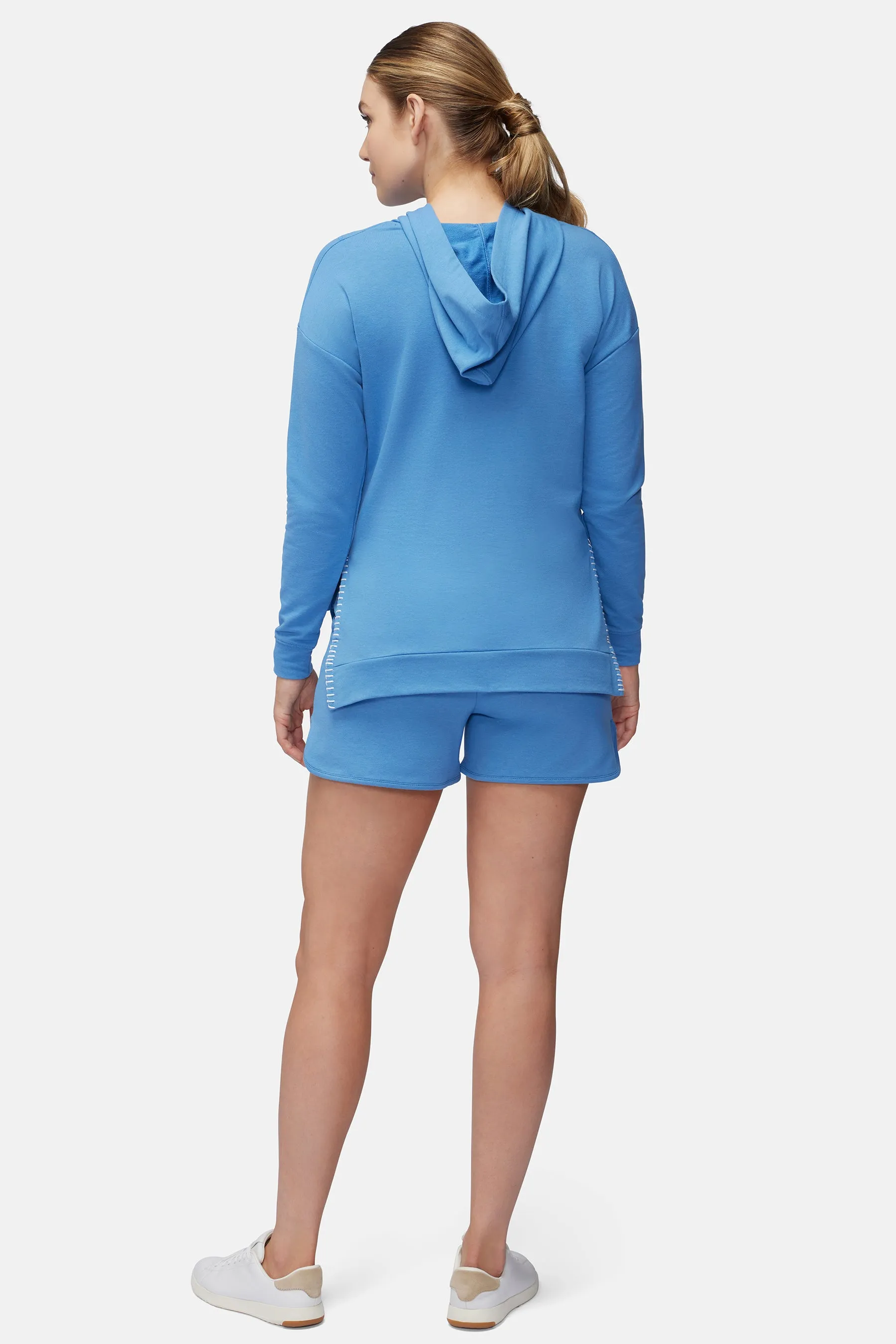 Contrast Stitch Hoodie | Riviera