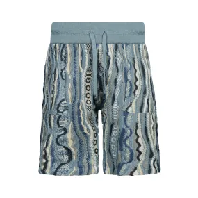 COOGI Pacific Blue Sweater Knit Shorts