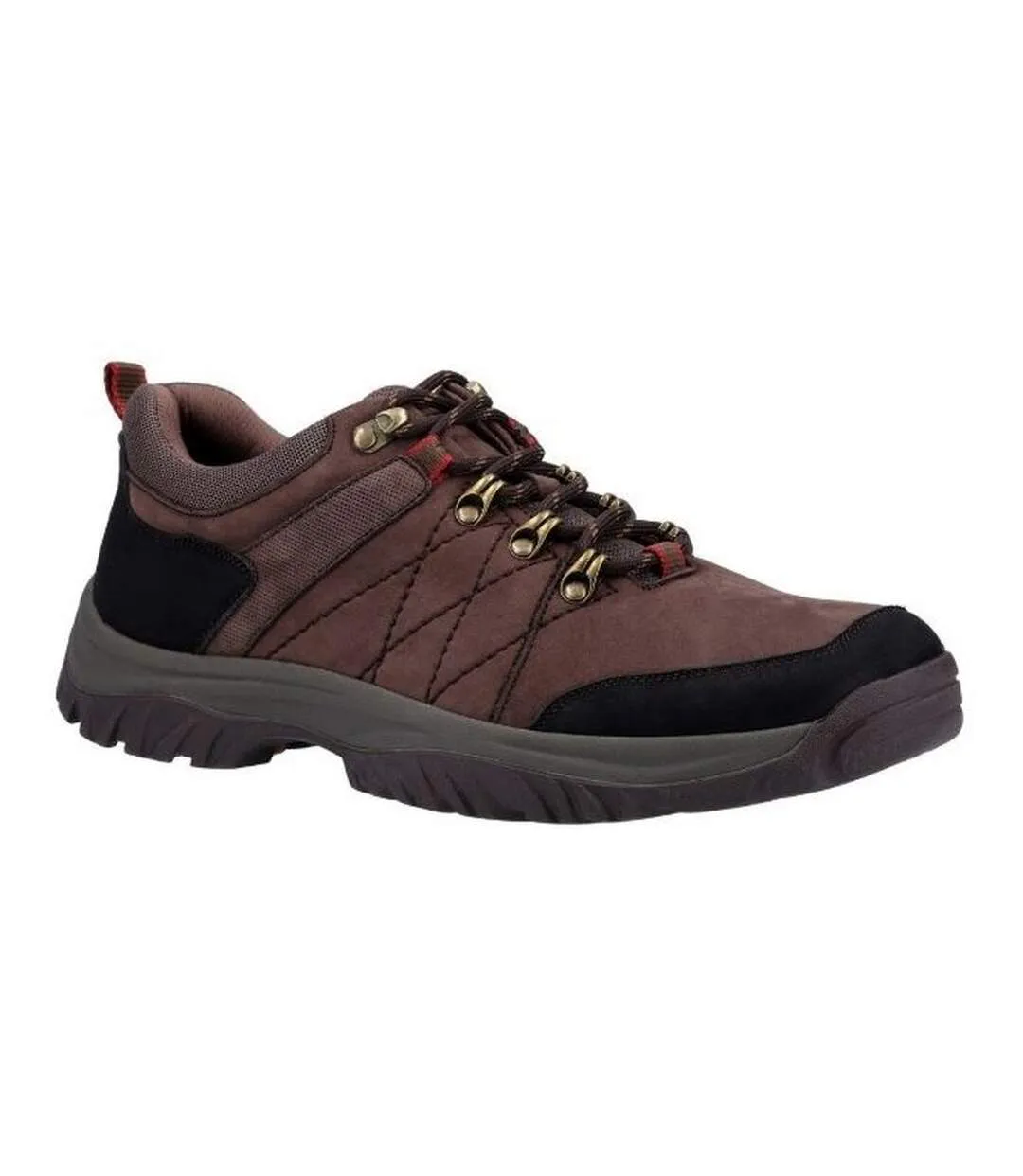 Cotswold Mens Toddington Lace Up Nubuck Leather Shoe (Brown) - UTFS7125