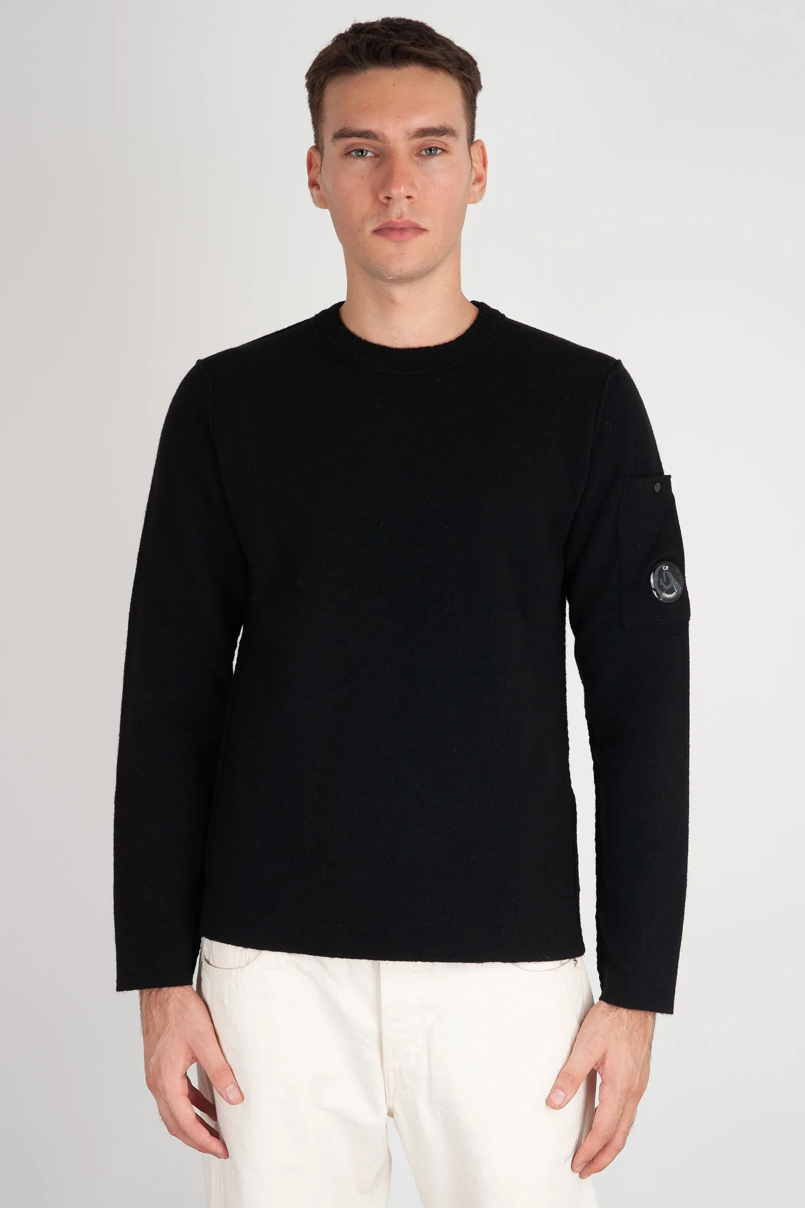 CP Company Maglione Lana Lambswool Nero