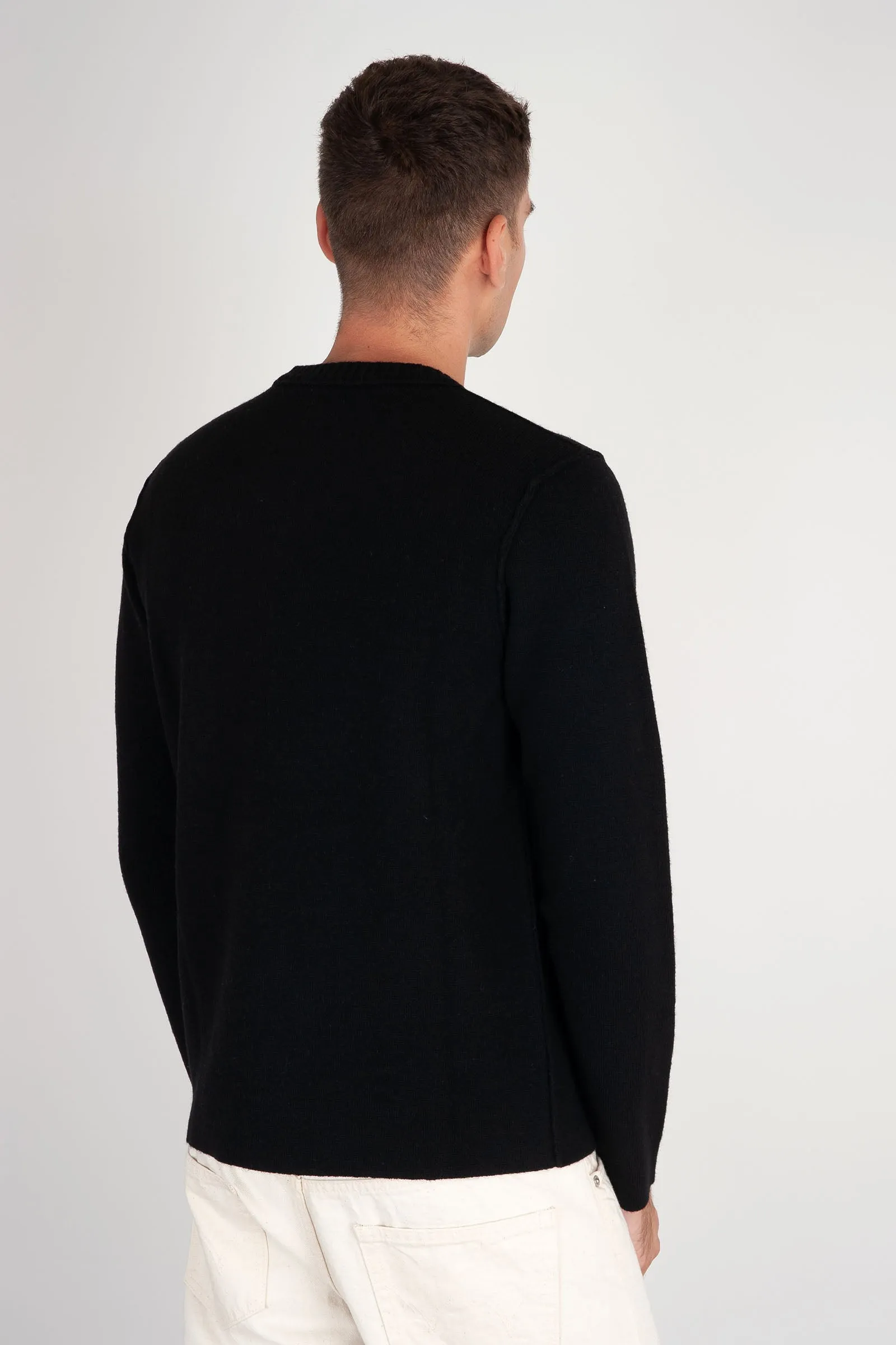 CP Company Maglione Lana Lambswool Nero