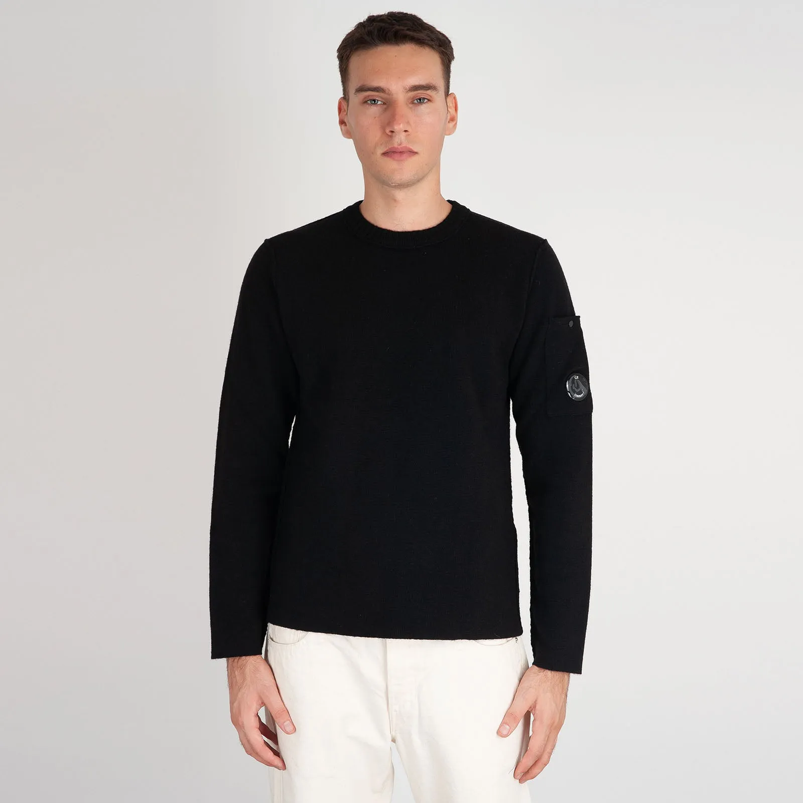 CP Company Maglione Lana Lambswool Nero