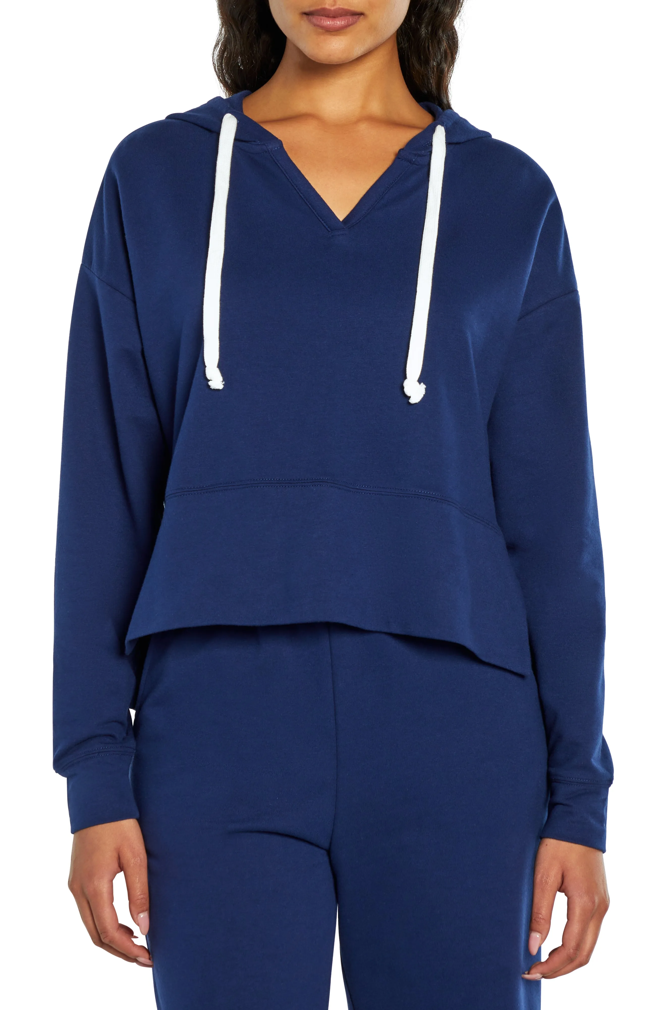 Cropped Hoodie Sweatshirt