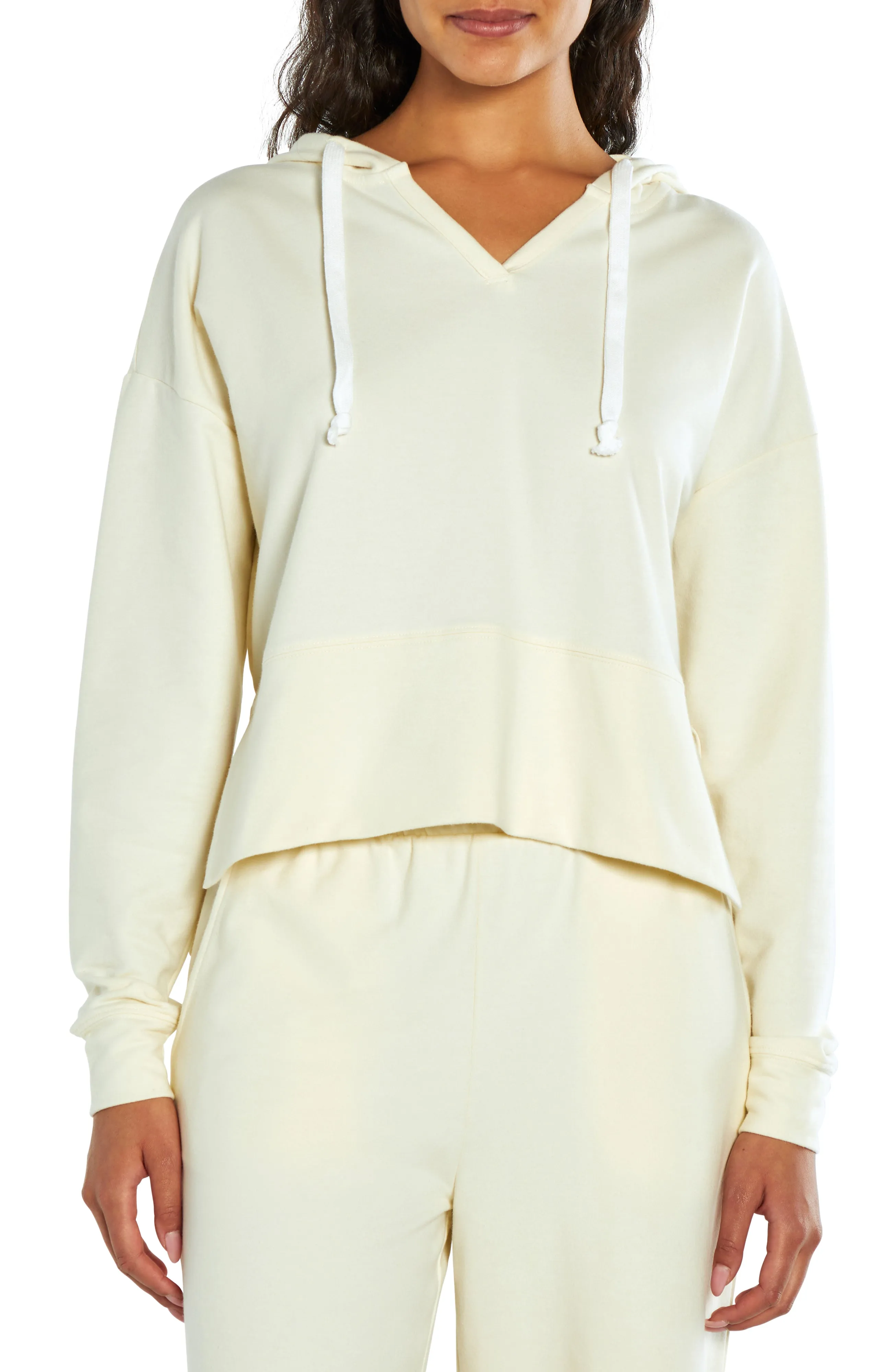 Cropped Hoodie Sweatshirt