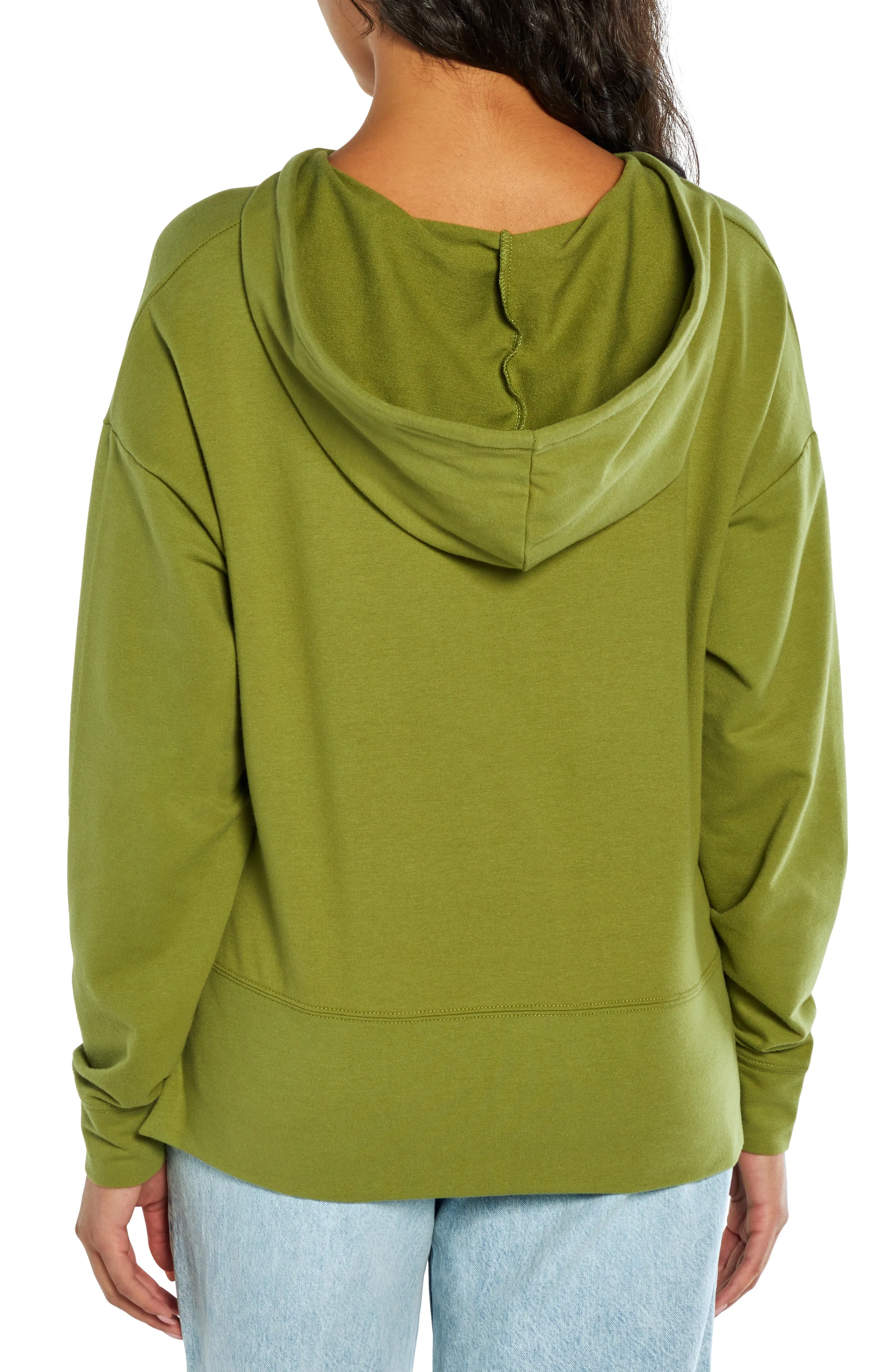 Cropped Hoodie Sweatshirt