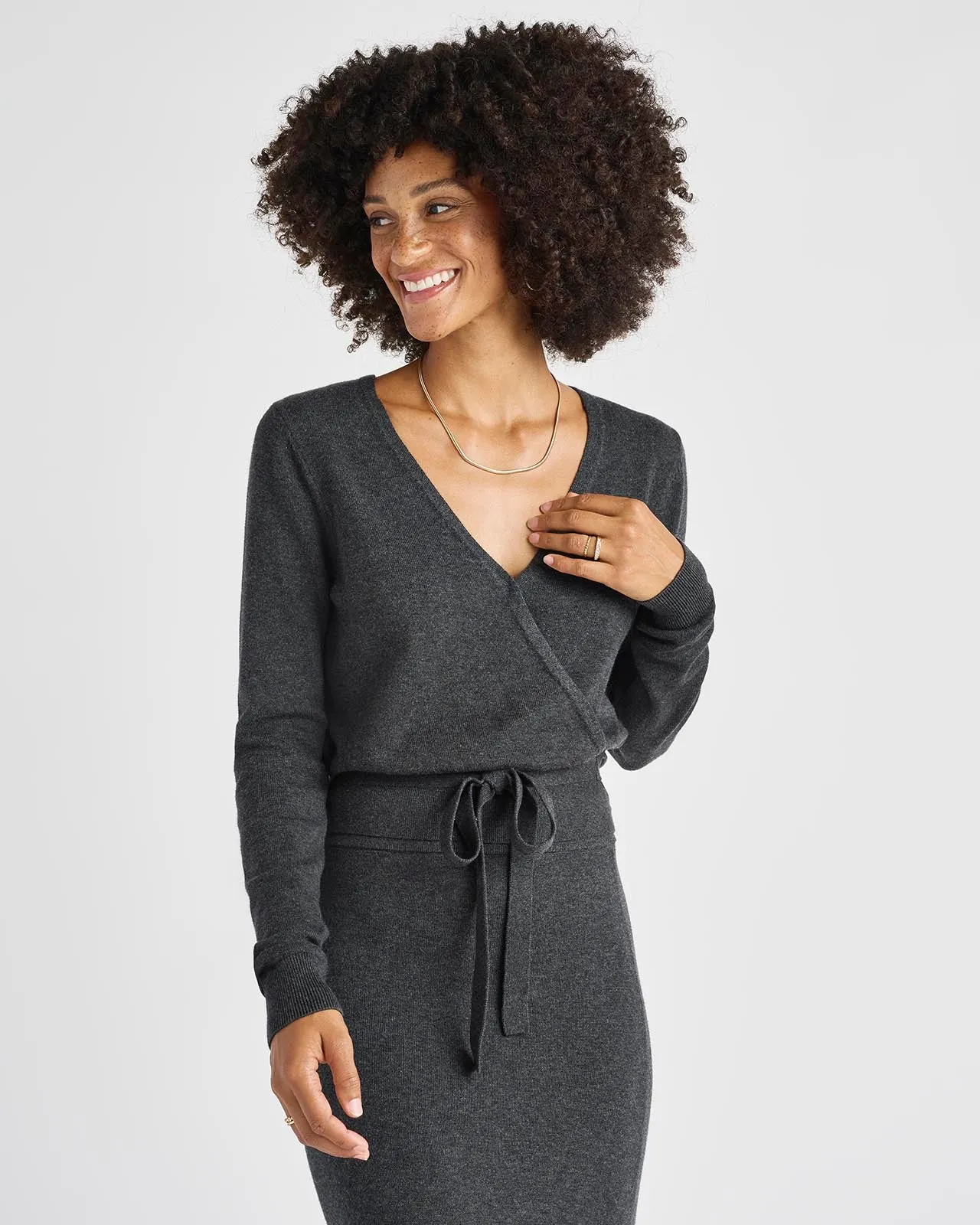 Dana Wrap Sweater