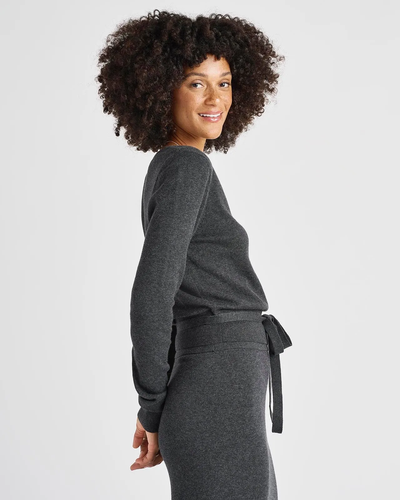 Dana Wrap Sweater