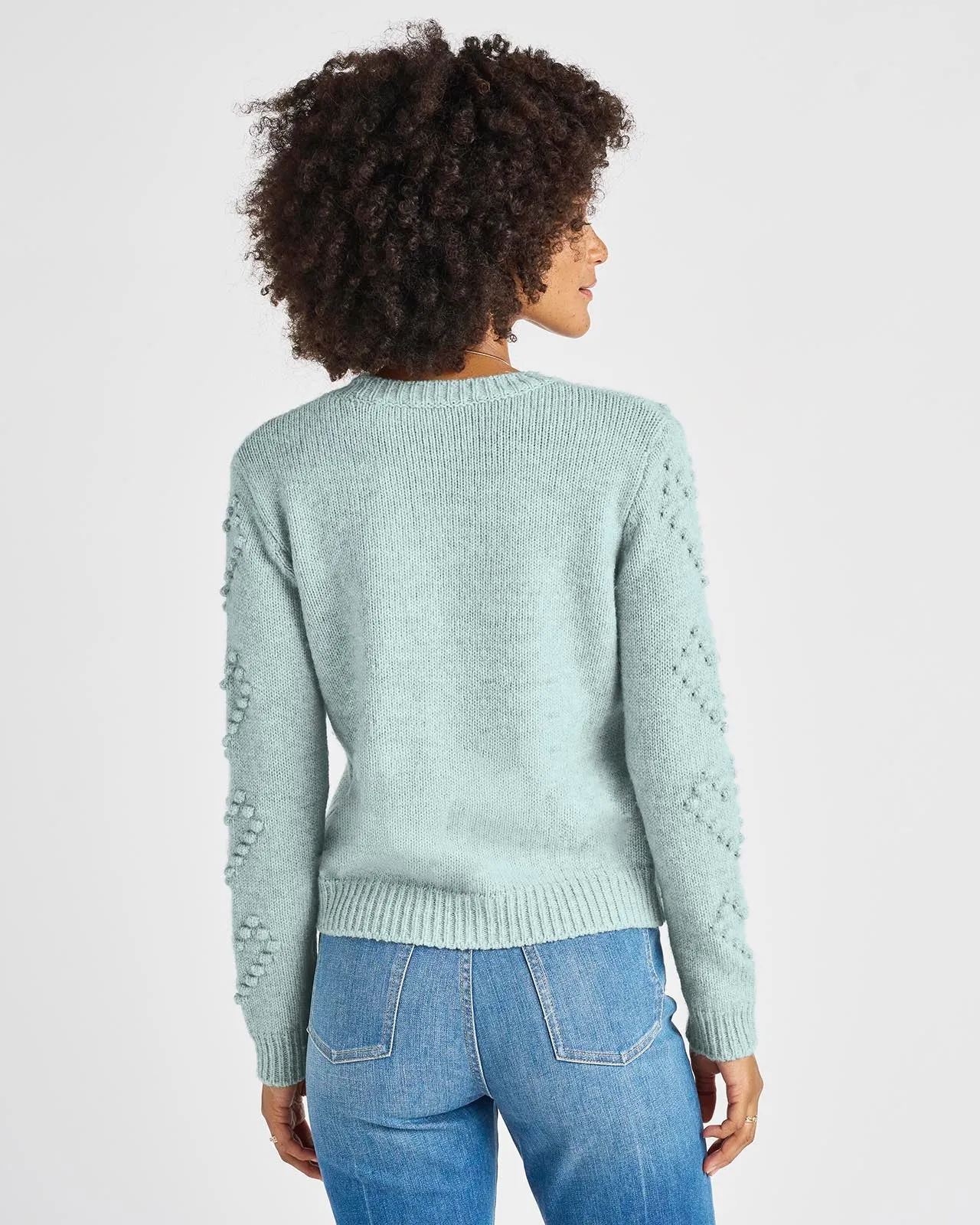 Daphne Bobble Heart Sweater