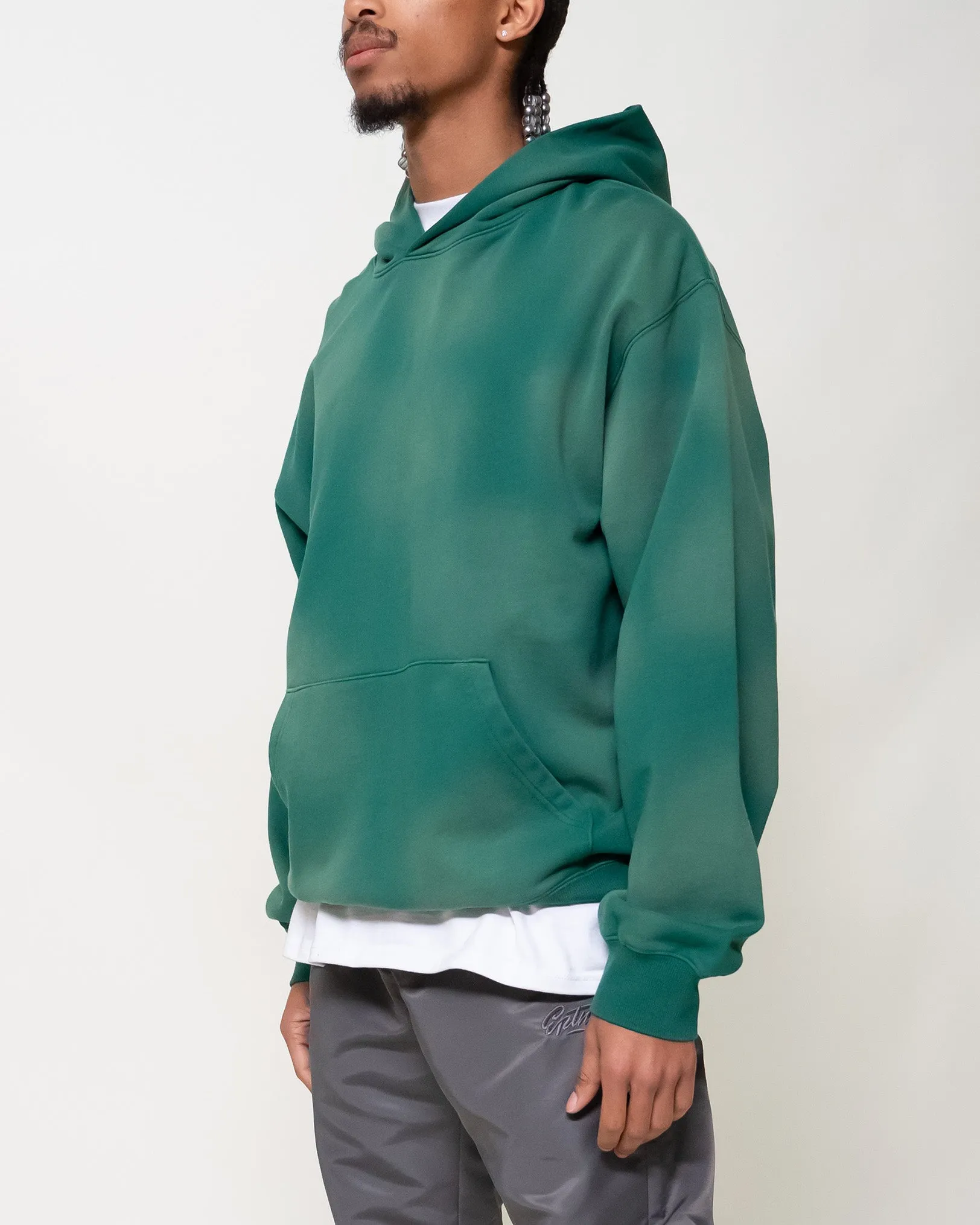 EPTM SUN FADED HOODIE-HUNTER GREEN