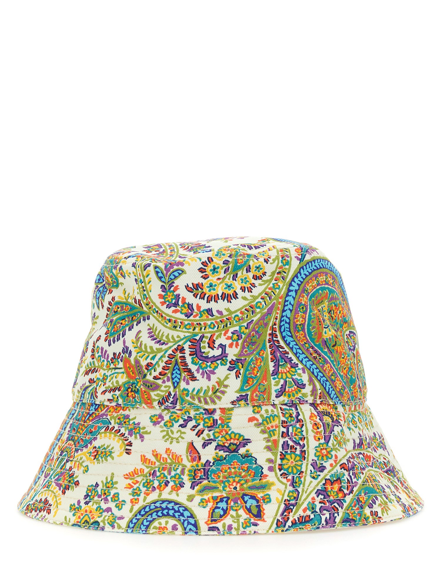 ETRO    COTTON CANVAS PAISLEY BUCKET HAT