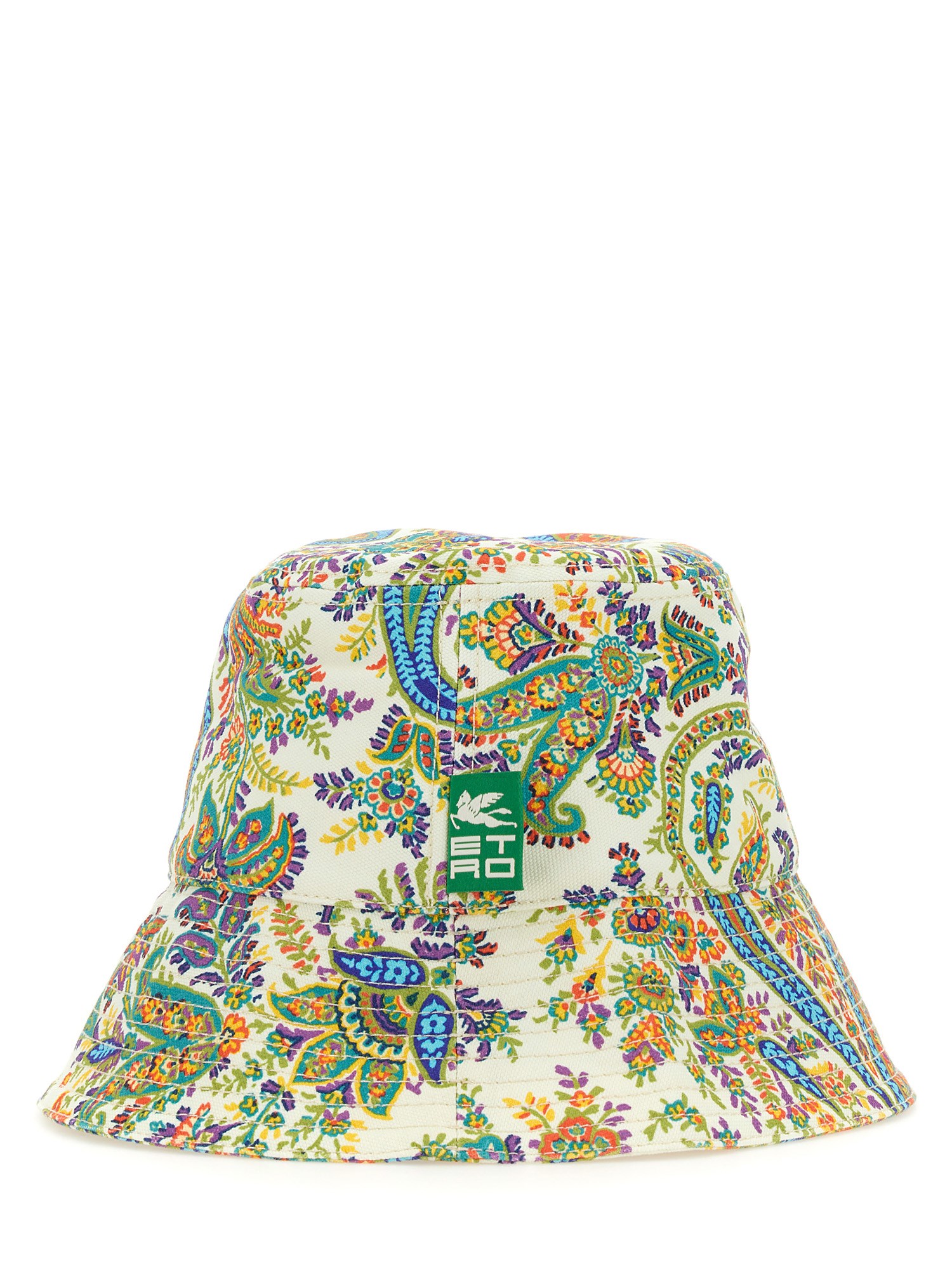 ETRO    COTTON CANVAS PAISLEY BUCKET HAT