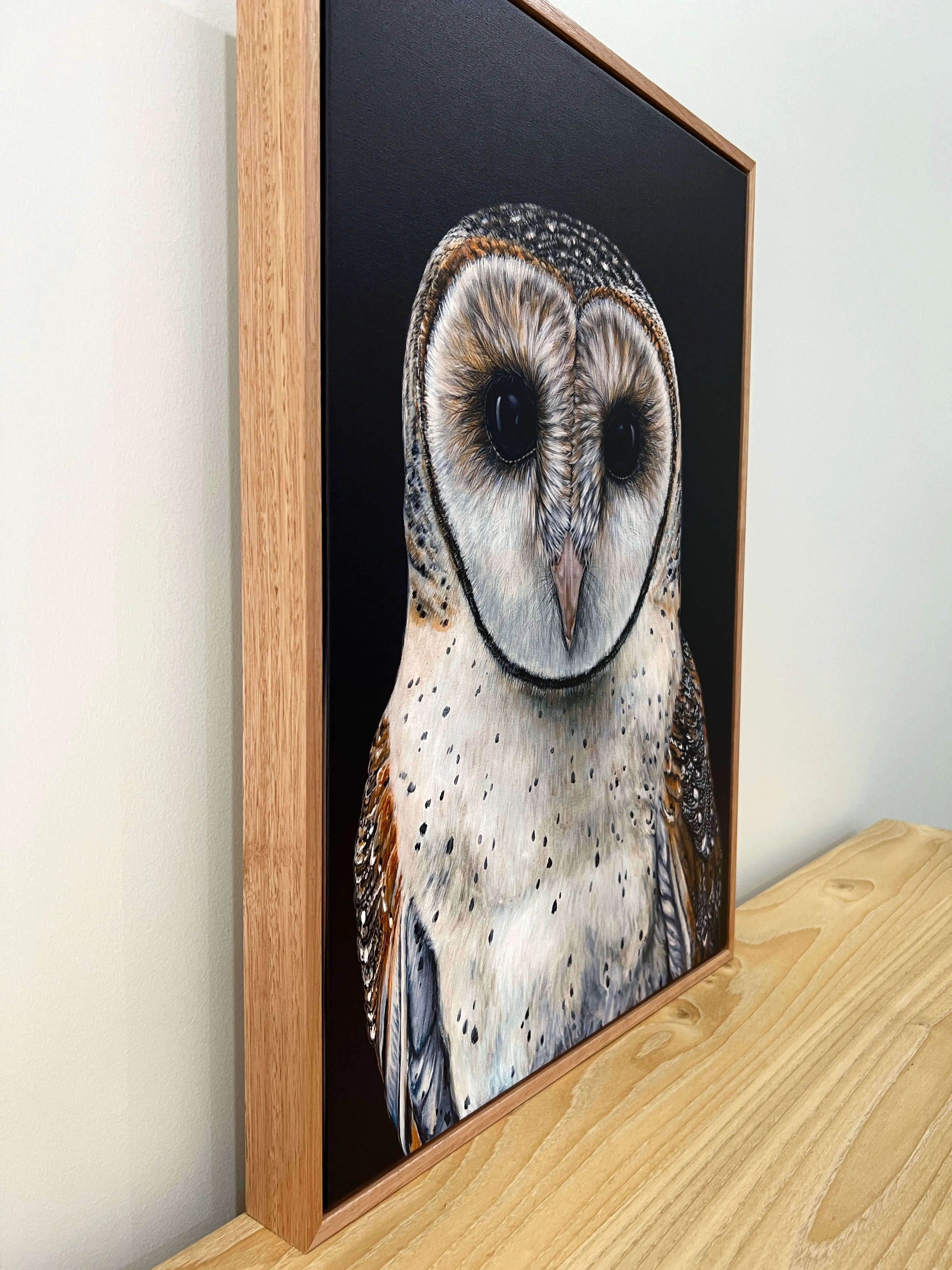 Faith the Australian Masked Owl Canvas Print