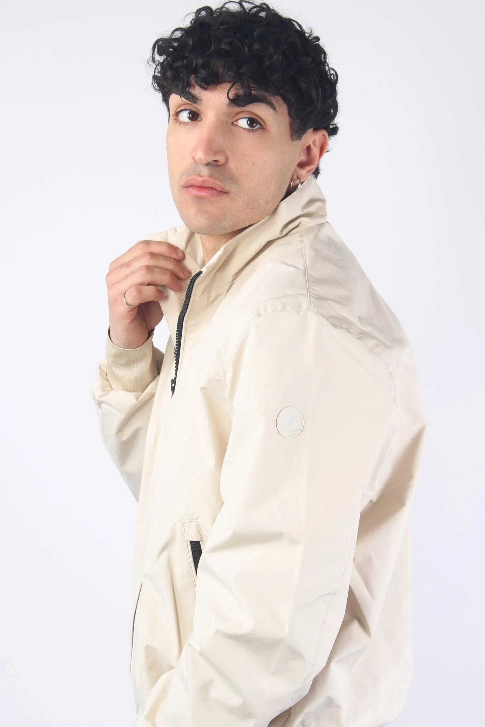 Finlay Bomber Nylon Liscio Beige